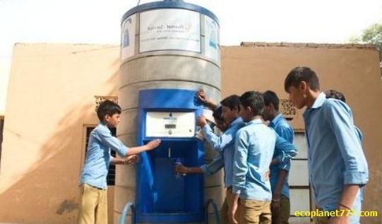 Автоматы чистой воды Sarvajal Индия