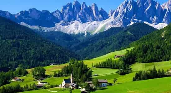 Швейцария зеленая страна