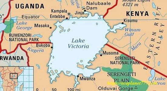 ¿Dónde está el lago Victoria?