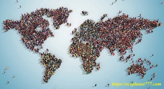 Población de los continentes